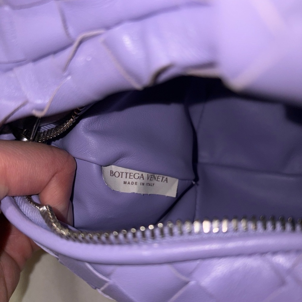 Bottega Veneta Lavender Intrecciato Mini Jodie Knot Handle Bag - Picture 5 of 5